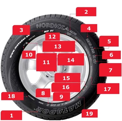 Изображение покрышек на машину - выберите нужный размер фотографии