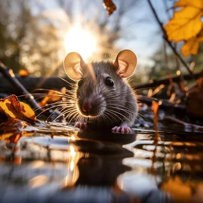 Картинка полевой крысы – размер L
