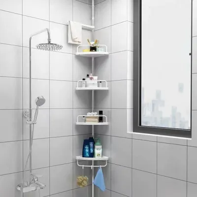 Полки для ванной комнаты: фотографии современных материалов и цветовых решений
