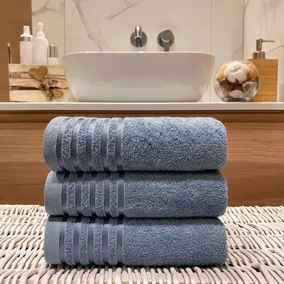 HD фото полотенец в ванной комнате