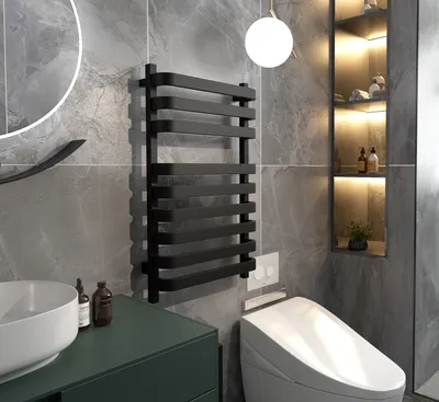 7) Фото Полотенцесушитель в ванной: лучшие изображения для вашего интерьера