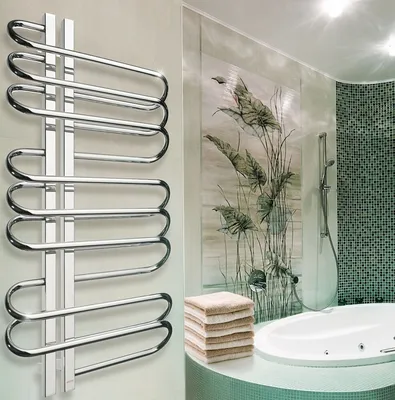 Фото Полотенцесушитель в ванной - выберите размер и формат для скачивания