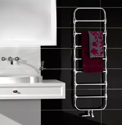 Полотенцесушитель в ванной - скачать картинку в формате PNG