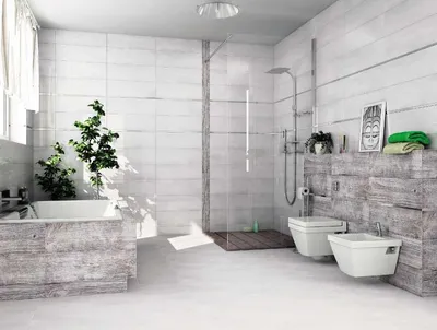 Фотографии ванных комнат с использованием польской плитки