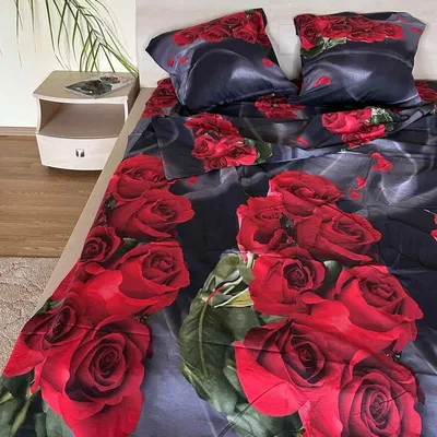 Постельное белье с розами: привнесите немного романтики в свою жизнь