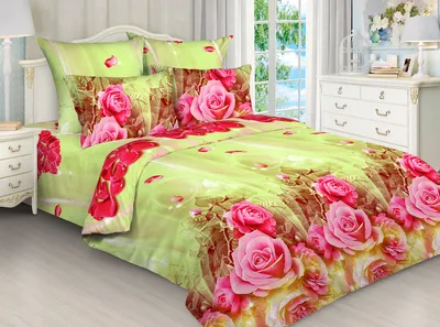 Красивые розы на постельном белье: нежность, которую можно ощутить