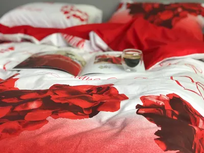 Фотка постельного белья с розами: грация и изысканность в каждом снимке