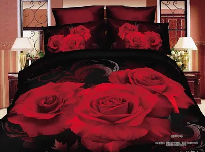Фотографии роз на постельном белье: добавьте романтики в свою жизнь