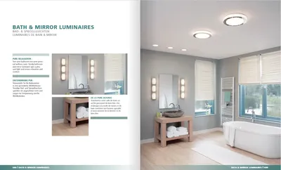 Свет и стиль: потолочные светильники на фотографиях ванной
