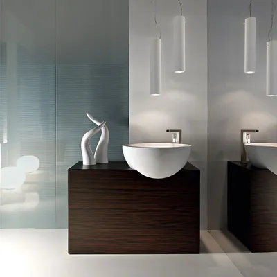 Ванная комната: потолочные светильники в различных вариантах