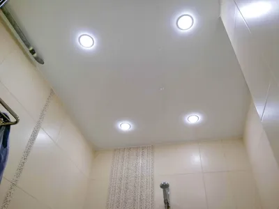 Фотообзор: потолочные светильники для ванной комнаты