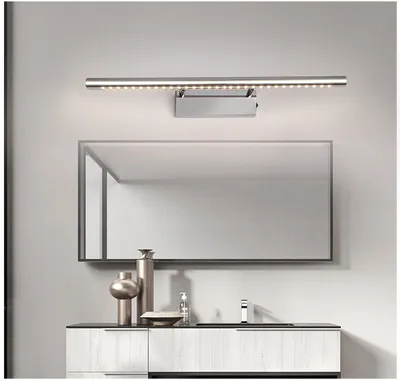 Фотография потолочных светильников в ванной комнате