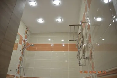 Фотографии потолочных светильников в ванной комнате