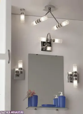 Эксклюзивные фото потолочных светильников в ванной комнате