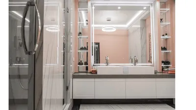 Фото потолочного плинтуса в ванной с разными размерами