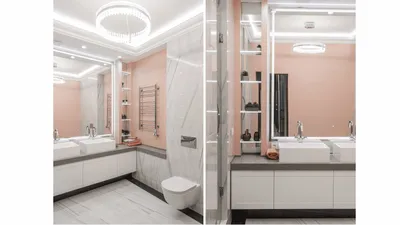 Фотографии потолочного плинтуса в ванной комнате