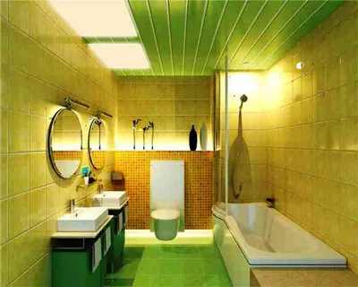 Элегантные фото потолка в ванной комнате из пластиковых панелей