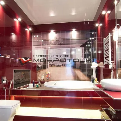 Full HD изображение потолка в ванной
