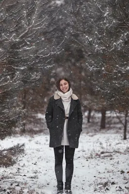 Зимние позы: Фото, которые заставят вас замерзнуть от восторга