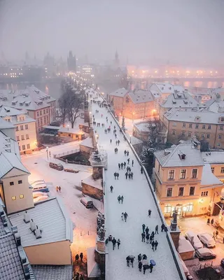 Фотографии Праги зимой для туристов