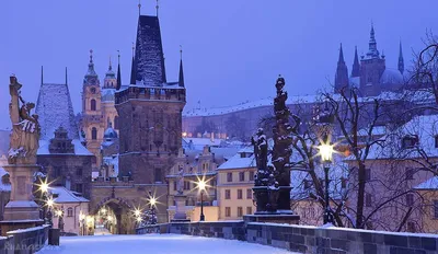 Прага зимой: Фото и картинки в PNG