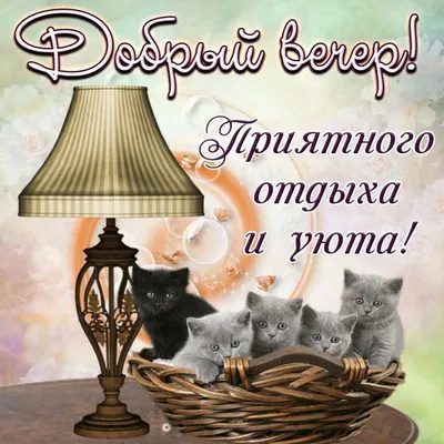 Приятные вечерние изображения в формате JPG, PNG, WebP