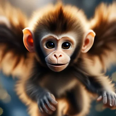 Прикольные обезьяны с надписью: новые изображения для твоего экрана!