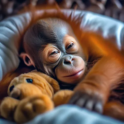 Фотографии обезьян с креативными надписями: выбери свой формат скачивания!