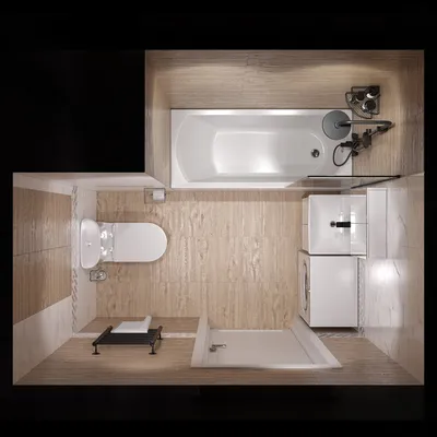 Фото ванной комнаты с дизайнерским подходом