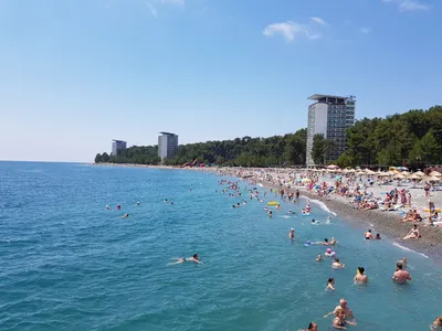 Фотки пляжа Абхазии в хорошем качестве