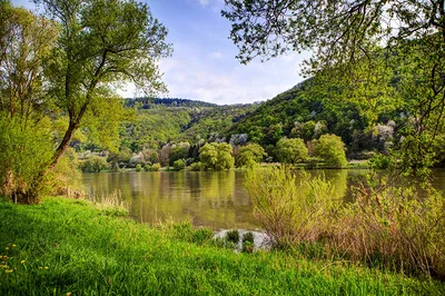 Фото реки, олицетворение спокойствия и красоты (скачать бесплатно)