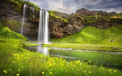 Фотографии водопада в высокой четкости (HD), бесплатно скачать.