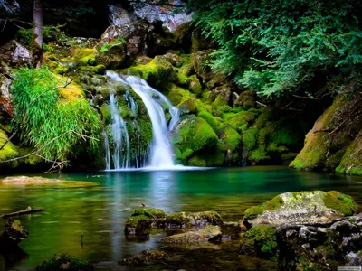 Живописные водопады - фотографии, бесплатно скачать в HD качестве