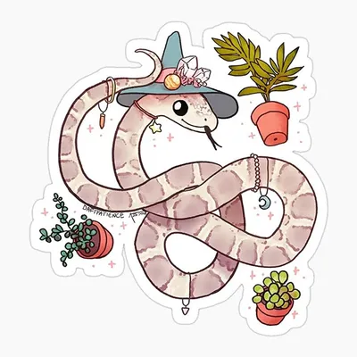 Уникальное изображение змеи в png: выберите размер