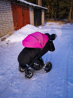 Прогулочные коляски под снежным покрывалом: Изысканные изображения в PNG