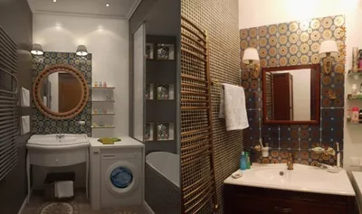 Идеи для простого дизайна ванной комнаты: фотообзор