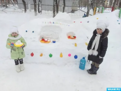 Фотогеничный снег: креативные композиции из снега