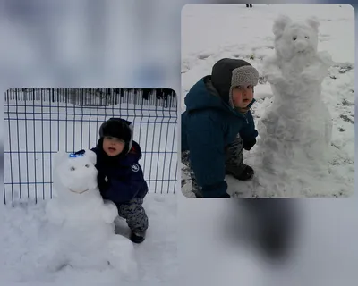 Фигуры из снега: волшебство зимней природы на фото