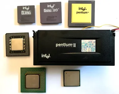 Фотографии процессоров Intel: история технологий