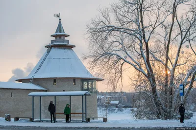 Псков в снежной пелене: Фотографии для загрузки в формате JPG
