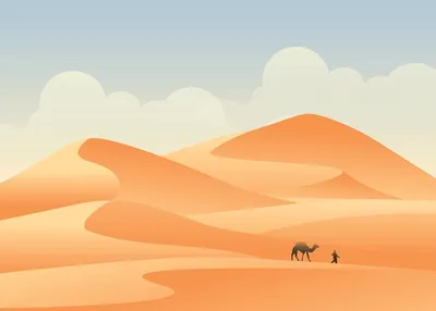 Арт-фото пустыни