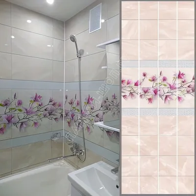 Изображения ПВХ панелей для ванной комнаты с подробным описанием