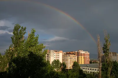 Фото нарисованной радуги: Скачать бесплатно