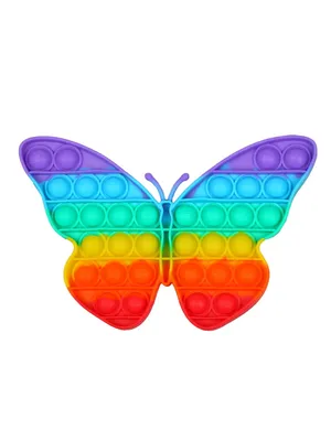 Фото радужной бабочки с различными размерами для скачивания в JPG