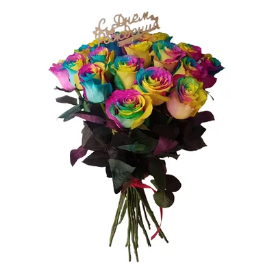Разнообразие красок: фотографии радужных роз, чтобы вдохновляться