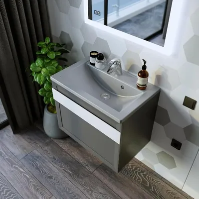 Фотография раковины для ванной комнаты в 4K