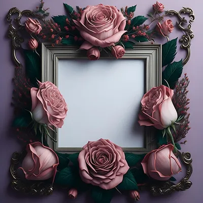 Фотка розы в элегантных рамках: превратите обычное изображение в произведение искусства