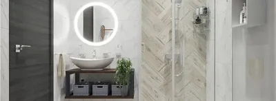 Идеи для дизайна ванной комнаты с использованием плитки в HD