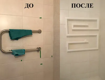 Идеальное расположение полотенцесушителя в ванной комнате