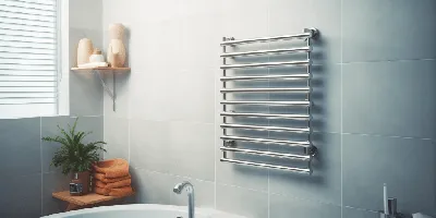 Изображение полотенцесушителя в ванной